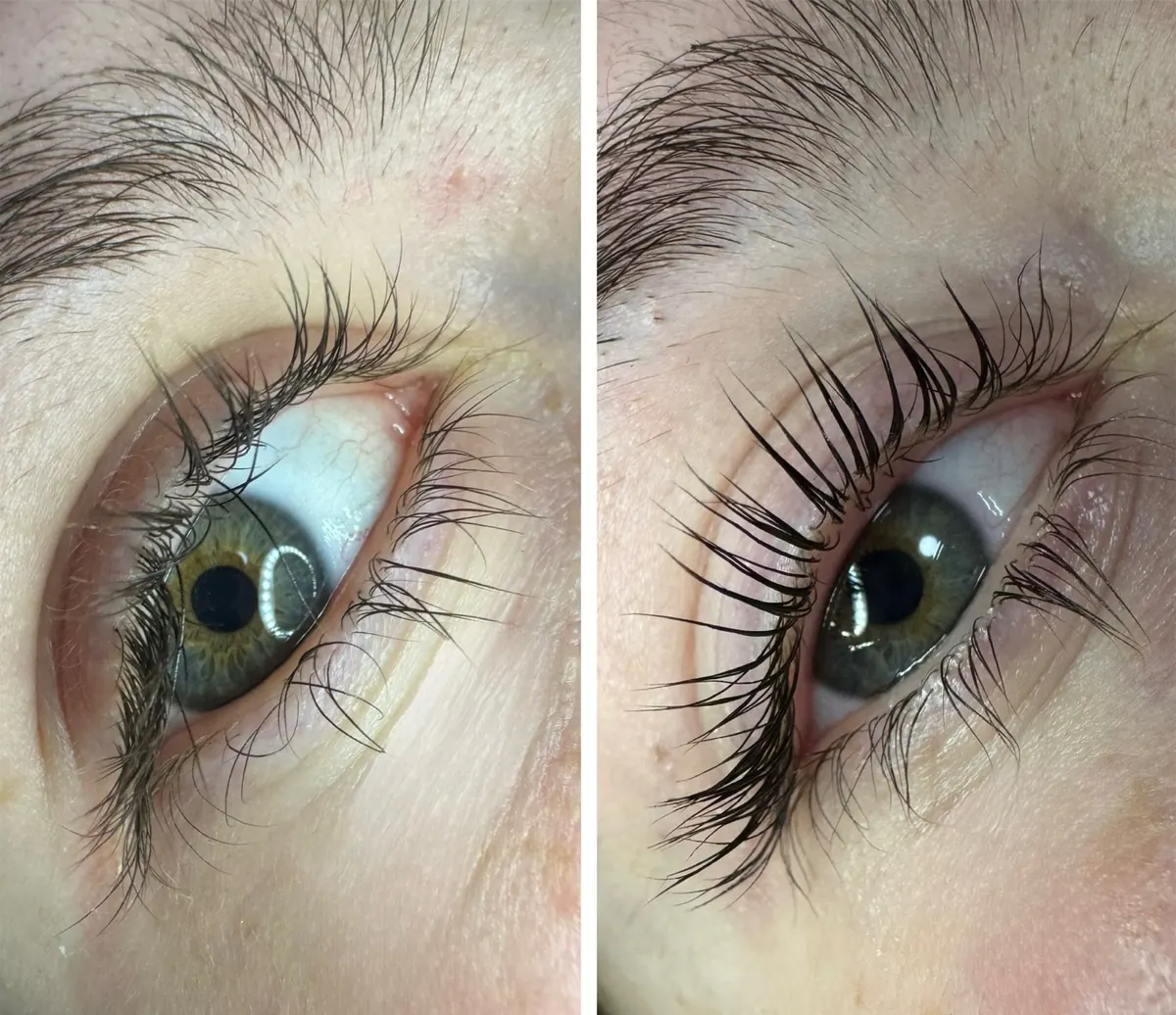Lash lift prije i poslije tretmana